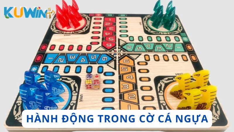 Các hành động có thể xảy đến khi quân cá ngựa chạy trong bàn