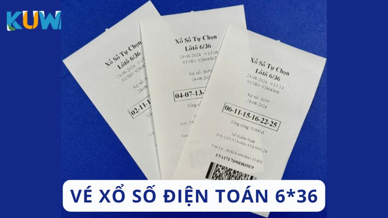 Vé XS Điện Toán 6*36 thực tế